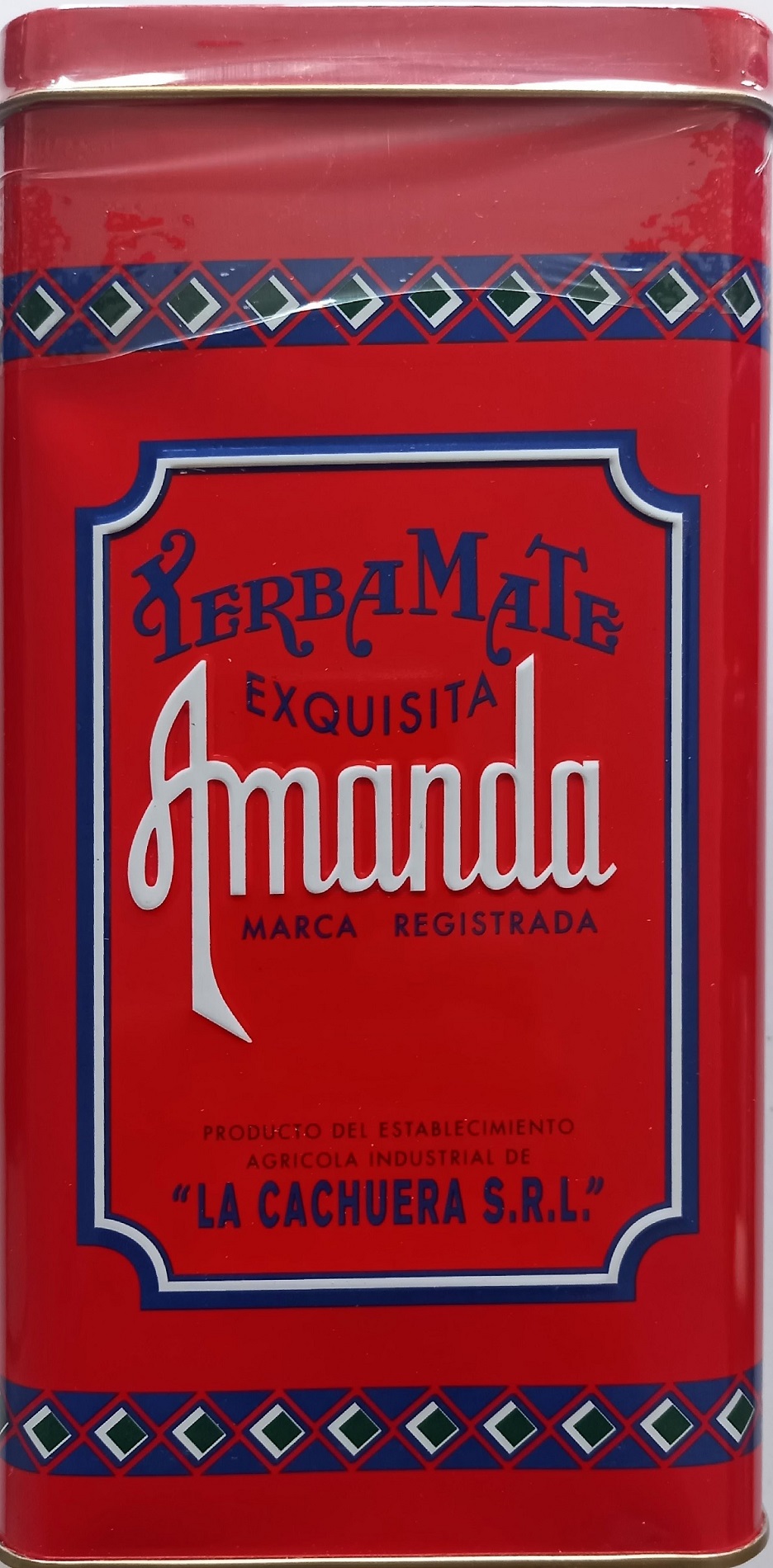 Amanda elaborada 500 gr Tin Retro Red