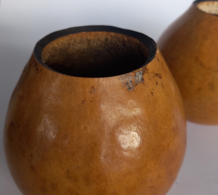 Kalebas Bruin zonder afgewerkte rand - Afbeelding 3
