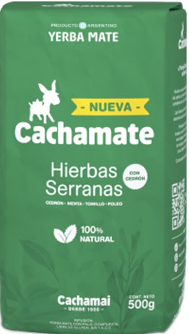 Cachamate Hierbas Serranas met Cedron