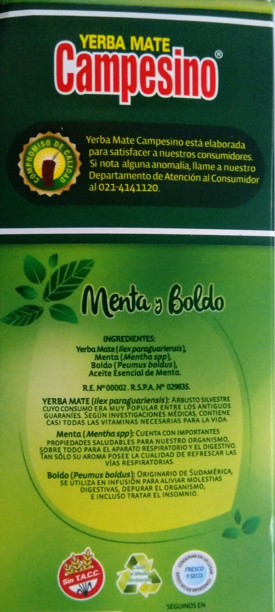 Campesino Menta y Boldo - Afbeelding 6